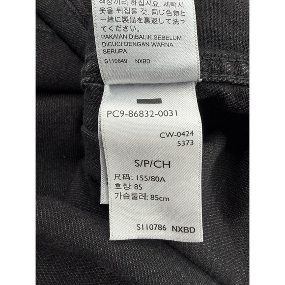 Levi Strauss Co Western Denim Shirt Black Pearl Snap Button Women Size Small New - Picture 8 of 10